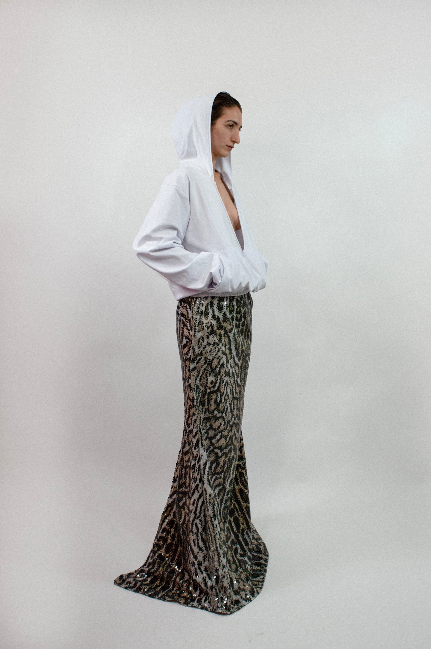 Sequin Maxi Skirt